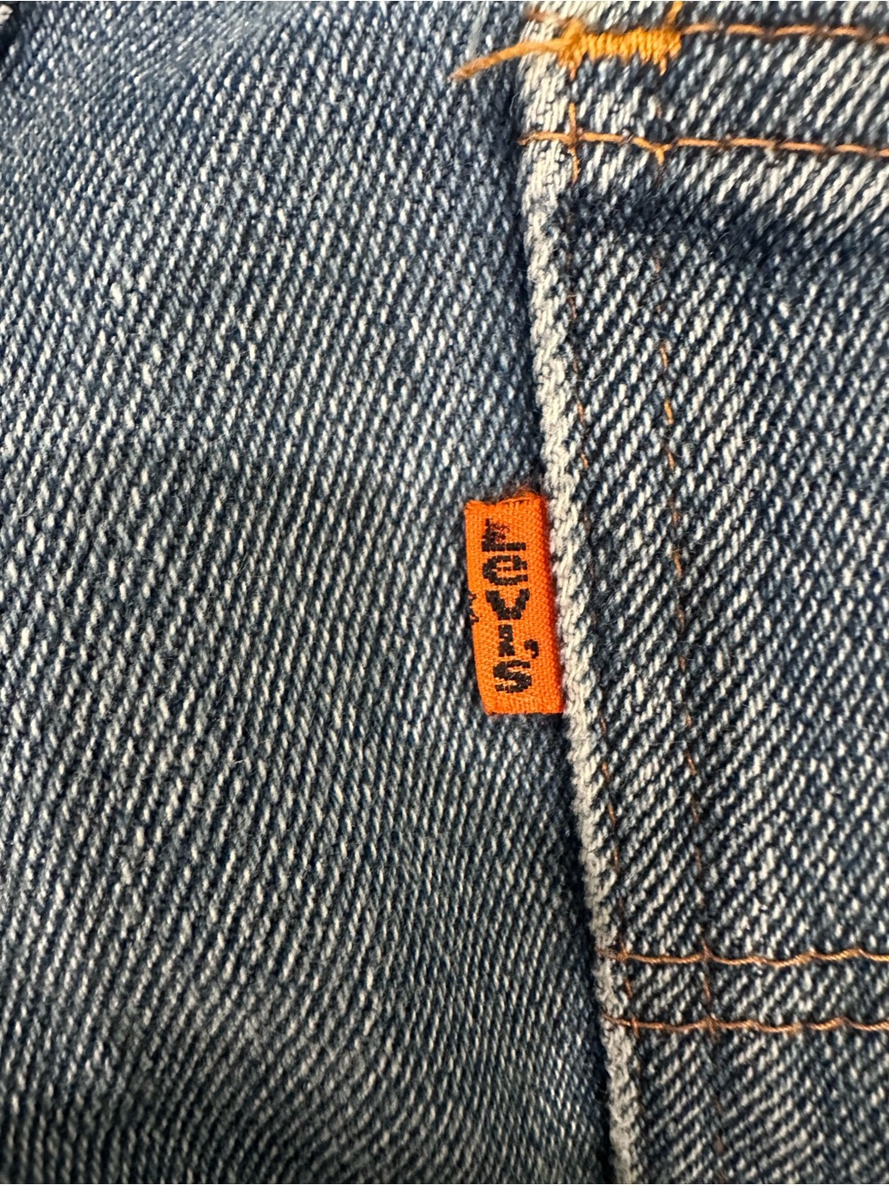 Levi's Denim Bootcut Jeans with Orange Tab Vintage